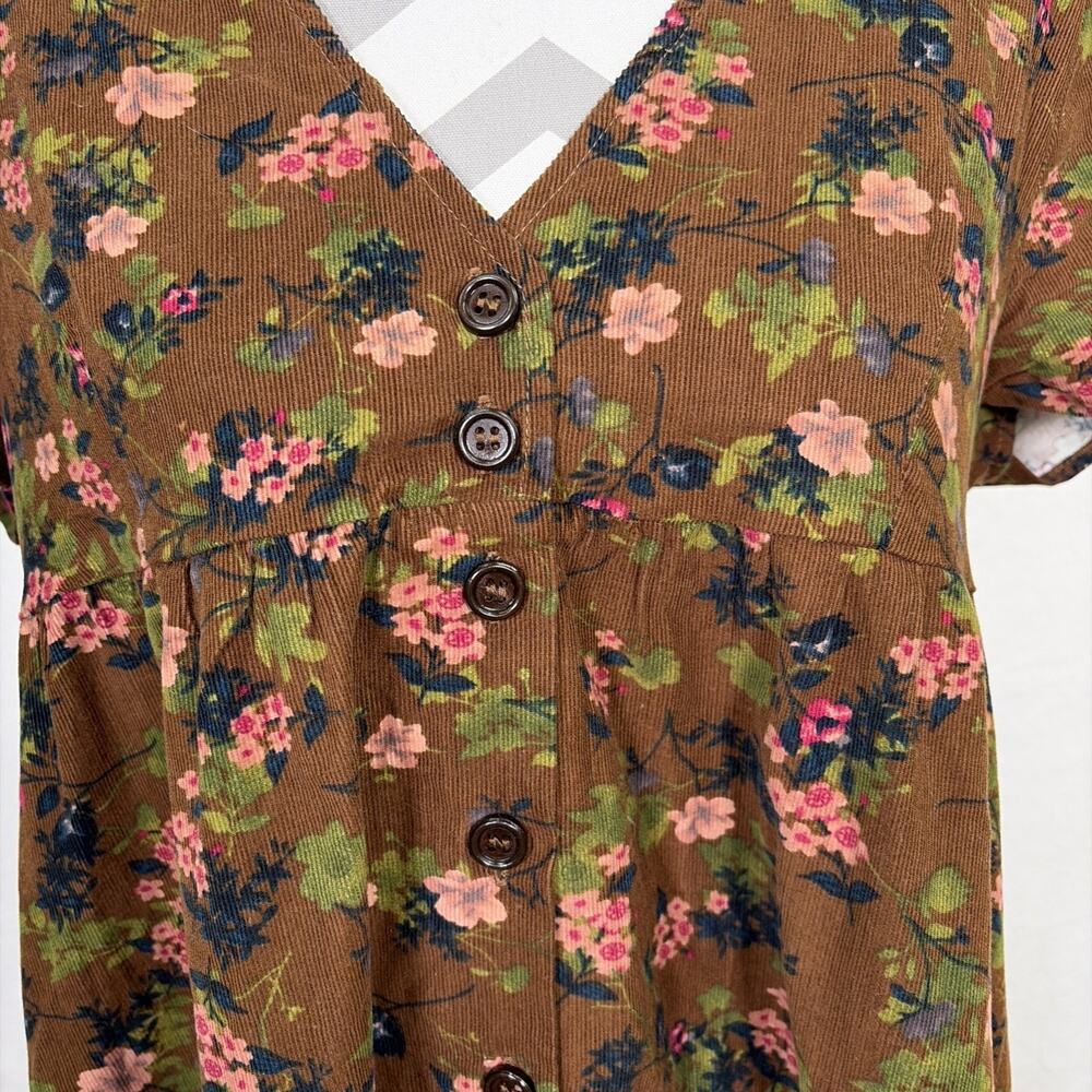 Floral V-Neck Maxi Dress - Picture 2 of 11